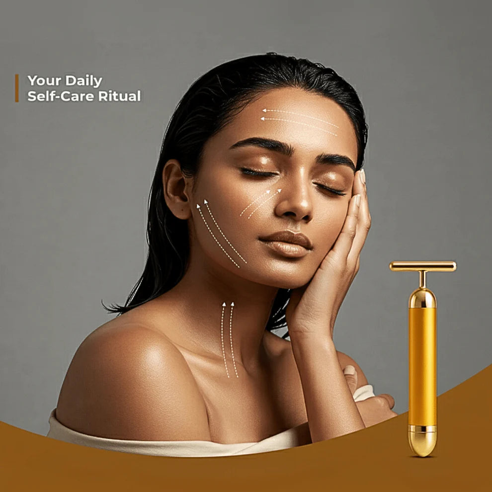 24K Gold Energy Facial Massage Bar