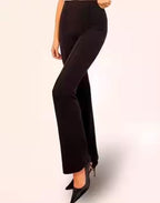Women's Nontransparent Fabric Classic-Stylish Pant Pack of 2 (Black & White)