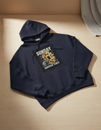 Golden Hour Grunge Oversized Hoodie