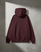 Maroon Oversized Hoodie