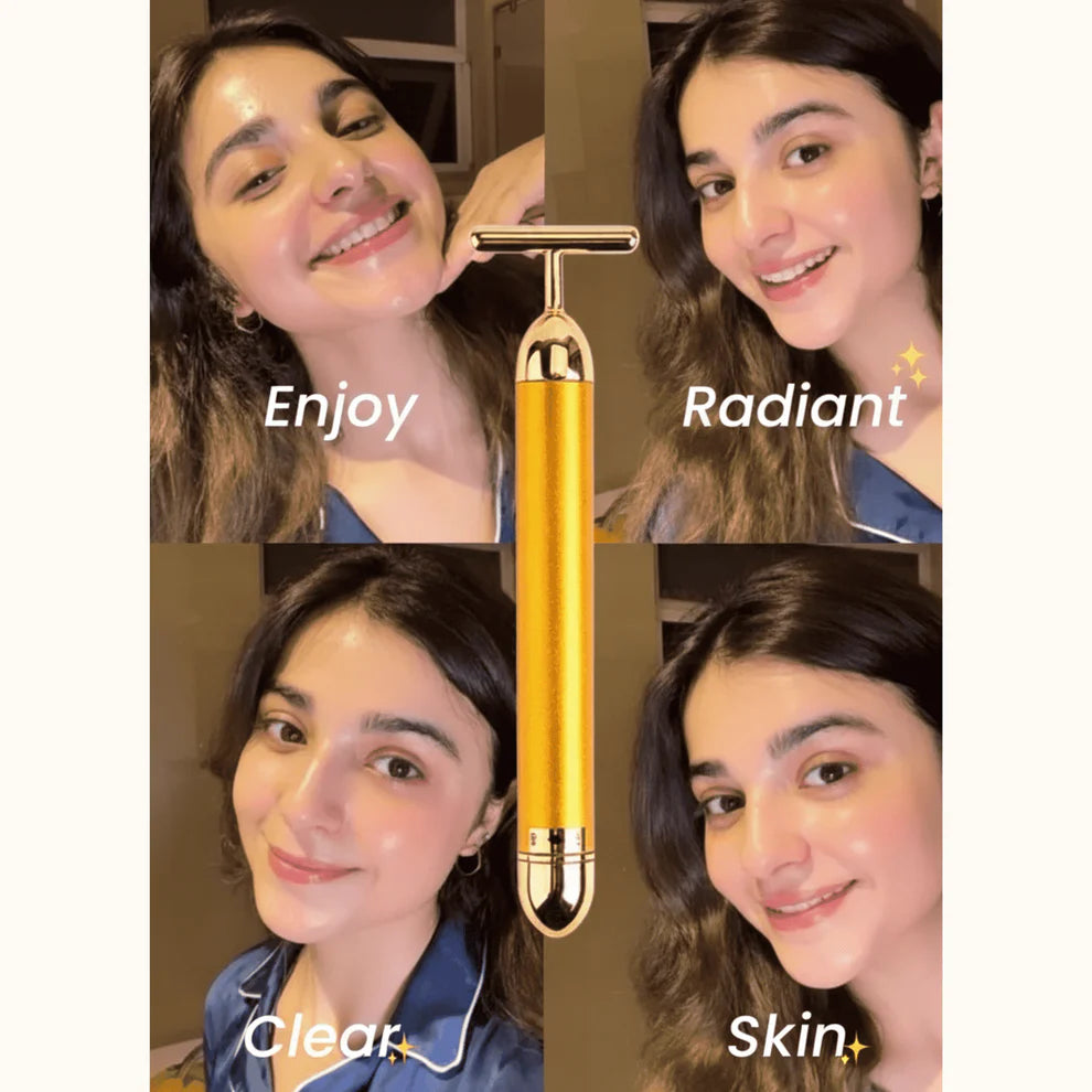 24K Gold Energy Facial Massage Bar